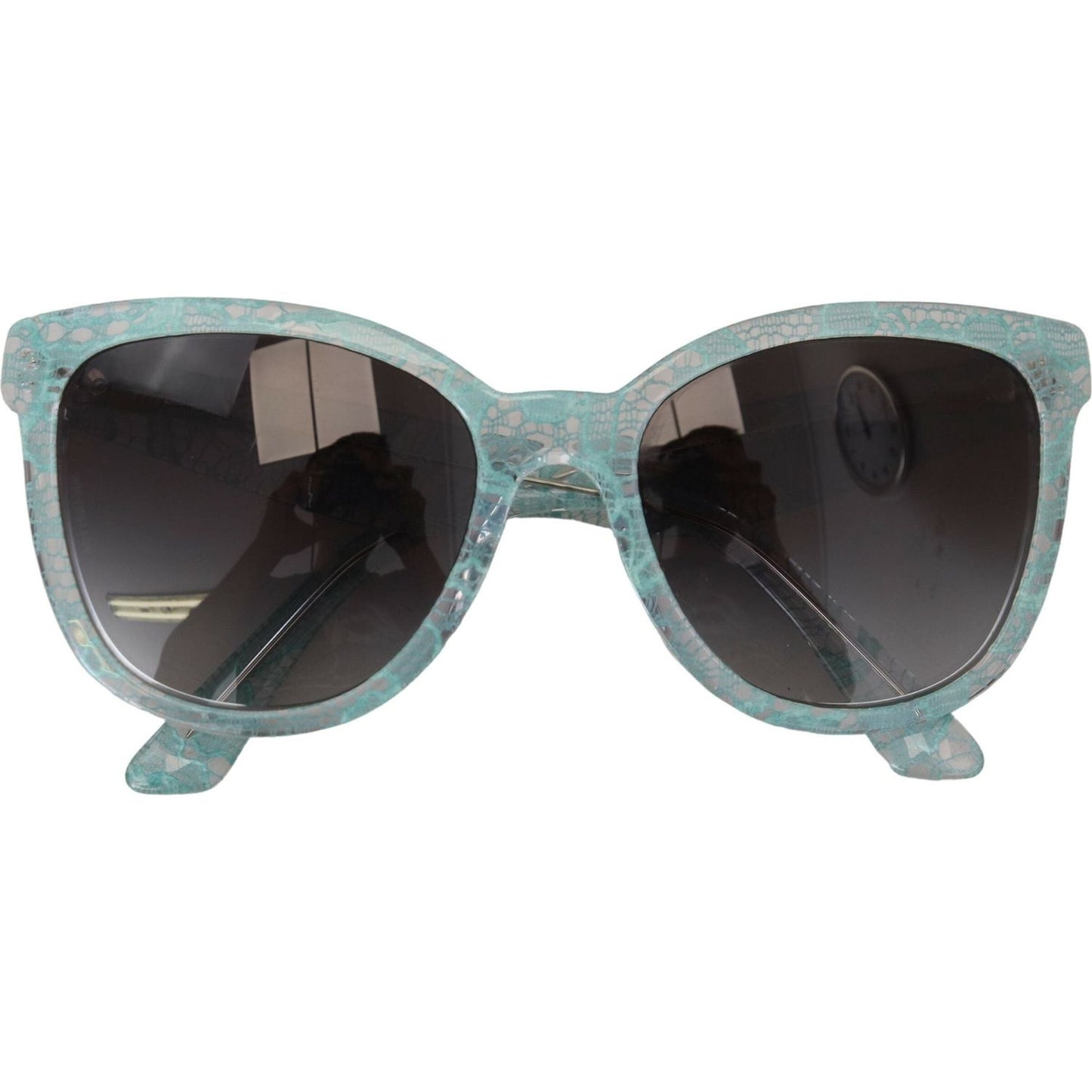Dolce & Gabbana Blue DG4190 Lace Crystal Acetate Butterfly Sunglasses GLA1273