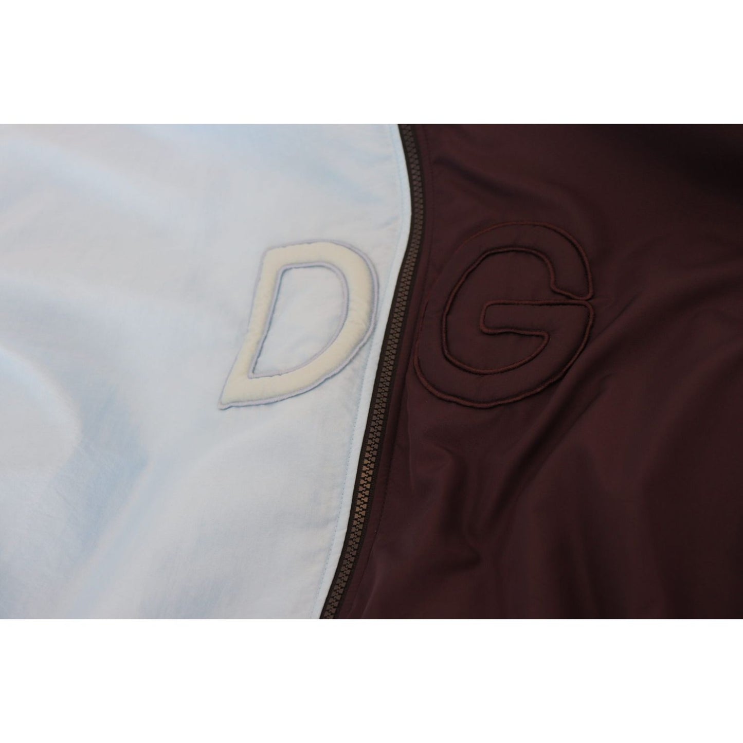 Dolce & Gabbana Black Blue DG Hooded Full Zip Men Jacket JKT3616-50