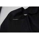 Dolce & Gabbana Black Virgin Wool Waistcoat Formal Vest TSH83840-48