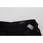 Dolce & Gabbana Black Slim Fit Tattered Denim Cotton Jeans PAN74218-48