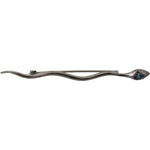 Dolce & Gabbana Silver Brass Crystal Spilla Serpente Brooch Pin SMY5062