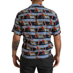 Dolce & Gabbana Multicolor Beach Chair Short Sleeves Shirt TSH84087-39