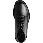 Dolce & Gabbana Black Leather Men Short Boots Lace Up Shoes MV5011-39