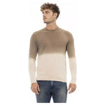 Alpha Studio Beige Alpaca Men Sweater AL-23441-IT54 | XXL