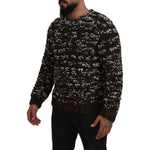 Dolce & Gabbana Brown Knitted Wool Fatto A Mano Sweater TSH83881- 44