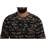 Dolce & Gabbana Brown Knitted Wool Fatto A Mano Sweater TSH83881- 44