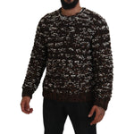 Dolce & Gabbana Brown Knitted Wool Fatto A Mano Sweater TSH83881- 44