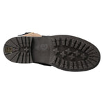 Dolce & Gabbana Black Leather Brown Shearling Boots MV5040- 39