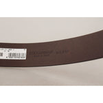 Dolce & Gabbana Brown Plain Calf Leather Gold Tone Buckle Belt BEL8608 -90