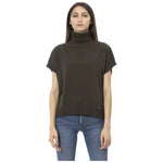 Baldinini Trend Green Wool Women Sweater BA-23652-S