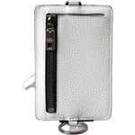 Dolce & Gabbana White Leather Lanyard Logo Card Holder Men Wallet BAG1104