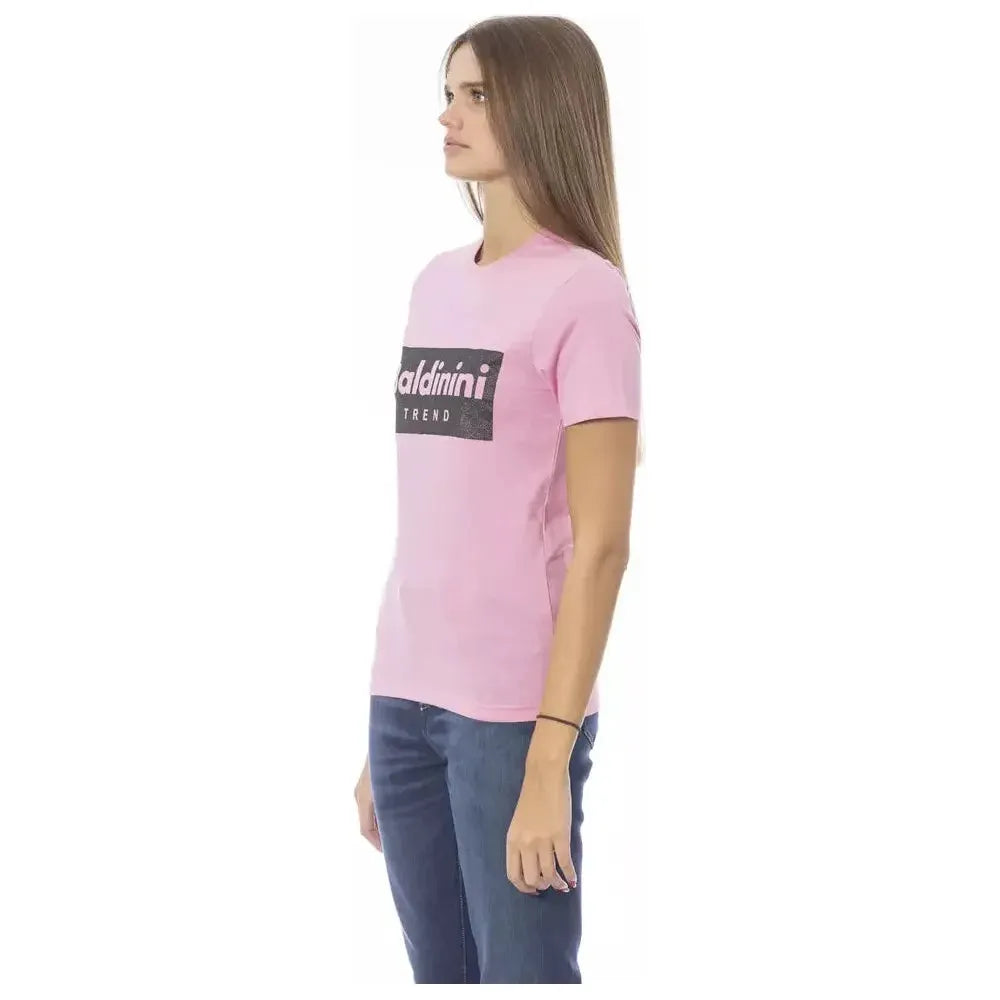 Baldinini Trend Multicolor Cotton Women T-Shirt BA-23912-XS