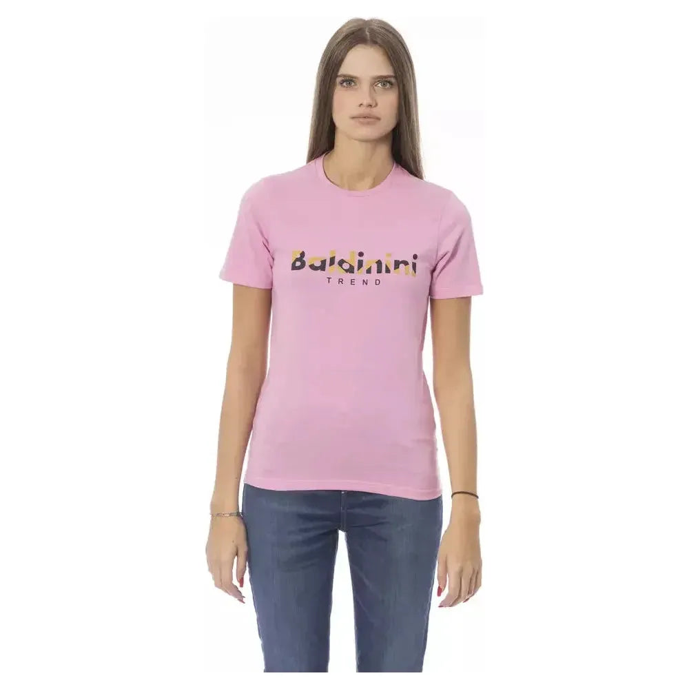 Baldinini Trend Multicolor Cotton Women T-Shirt BA-23908-S