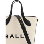 Bally Elegant Monogram Bucket Bag in Black & White 7617659963681