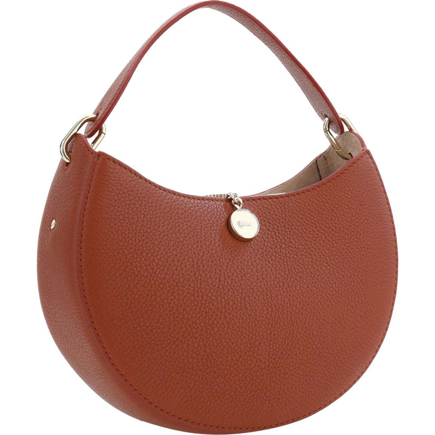 Chloé Sepia Brown Small Arlène Leather Shoulder Bag 7614027006650