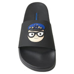 Dolce & Gabbana Black Slides Sandals Beach Saint Barth Shoes LA10216-35