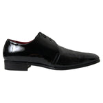 Dolce & Gabbana Black Patent Leather Formal Shoes MV5120-44