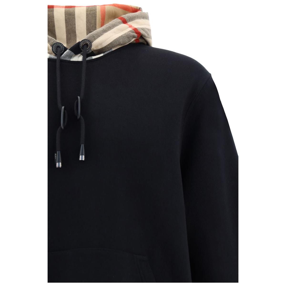 Burberry Elegant Oversize Black Samuel Hoodie 5045629351107