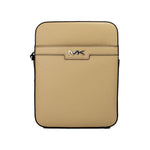 Michael Kors Cooper Medium Camel Crossgrain Leather Flight Crossbody Bag 100252