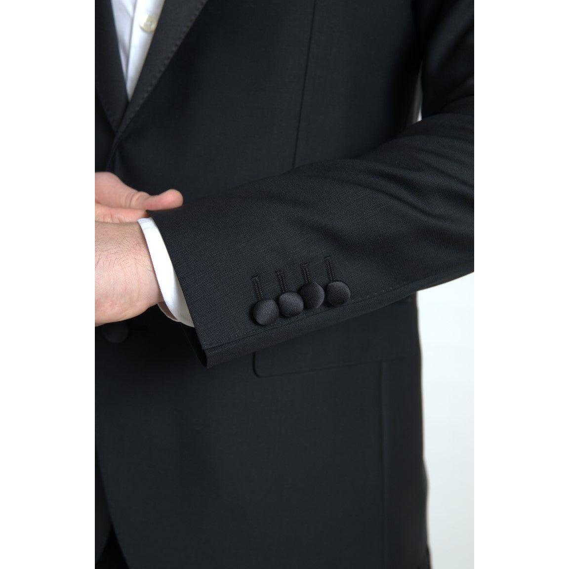 Dolce & Gabbana Black Wool Single Breasted MARTINI Blazer JKT3716-48