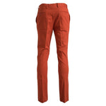 BENCIVENGA Orange Straight Fit Men Formal Trousers Pants PAN71619-46
