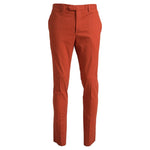 BENCIVENGA Orange Straight Fit Men Formal Trousers Pants PAN71619-46