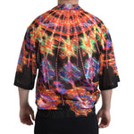 Dolce & Gabbana Multicolor Luminarie Print Men Cotton Shirt TSH84187-39