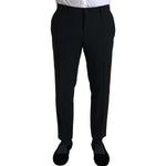 Dolce & Gabbana Black 2 Piece Double Breasted SICILIA Suit KOS2189-52