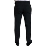Dolce & Gabbana Black 2 Piece Double Breasted SICILIA Suit KOS2189-52