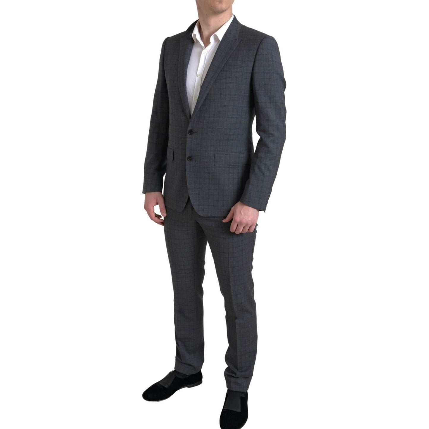 Dolce & Gabbana Gray 2 Piece Single Breasted MARTINI Suit KOS2196-54