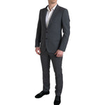 Dolce & Gabbana Gray 2 Piece Single Breasted MARTINI Suit KOS2196-54