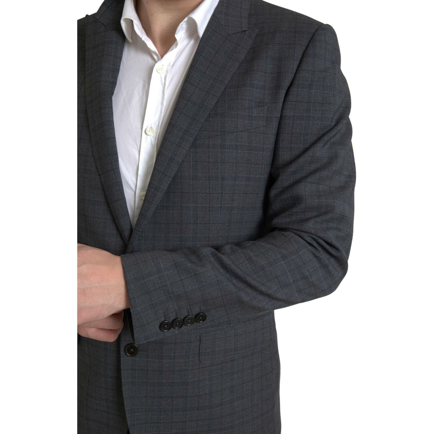 Dolce & Gabbana Gray 2 Piece Single Breasted MARTINI Suit KOS2196-54