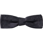 Dolce & Gabbana Blue Polka Dot Silk Adjustable Neck Men Papillon Bow Tie FT3814