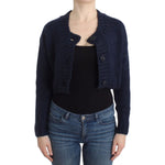 John Galliano Blue cropped cardigan SIG12103-2