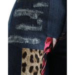 Dolce & Gabbana Multicolor Patchwork GRACE Skinny Denim Jeans PAN74927-38