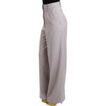 Cavalli Sophisticated High Waisted Gray Pants Cavalli Dark Gray