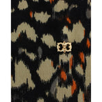 Cavalli Elegant Multicolor V-Neck Wool Jumper Cavalli Rosy Brown