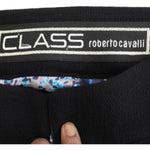 Cavalli Black wool pencil skirt SIG11633-2