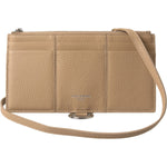 Dolce & Gabbana Beige Leather Shoulder Cardholder Shoulder Strap Wallet VAS10102