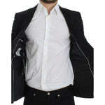 Dolce & Gabbana Black wool MARTINI slim blazer SIG12291-2
