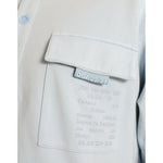 Dolce & Gabbana Light Blue Cotton Buttoned Pullover Sweater TSH84730-48