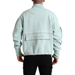Dolce & Gabbana Mint Green Cotton Pockets Pullover Sweater TSH84734-50