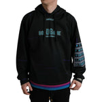 Dolce & Gabbana Black Logo Print Hooded Sweatshirt Sweater TSH84749-58