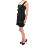 Dolce & Gabbana Black floral crystal embedded dress GSD12633-1