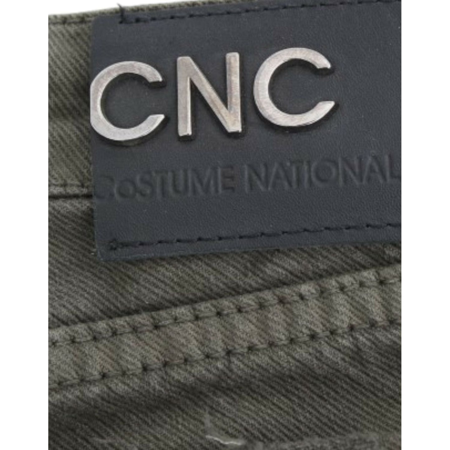 Costume National Green slim leg jeans SIG12555-1