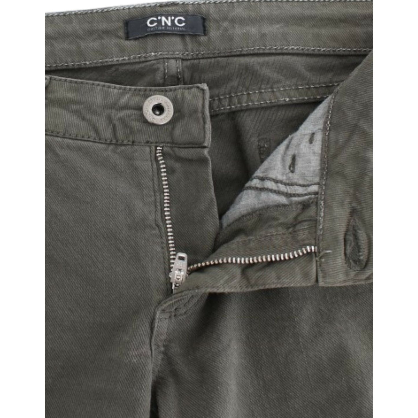 Costume National Green slim leg jeans SIG12555-1