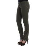 Costume National Green slim leg jeans SIG12555-1