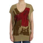 Costume National Green print shortsleeve t-shirt SIG12534-4