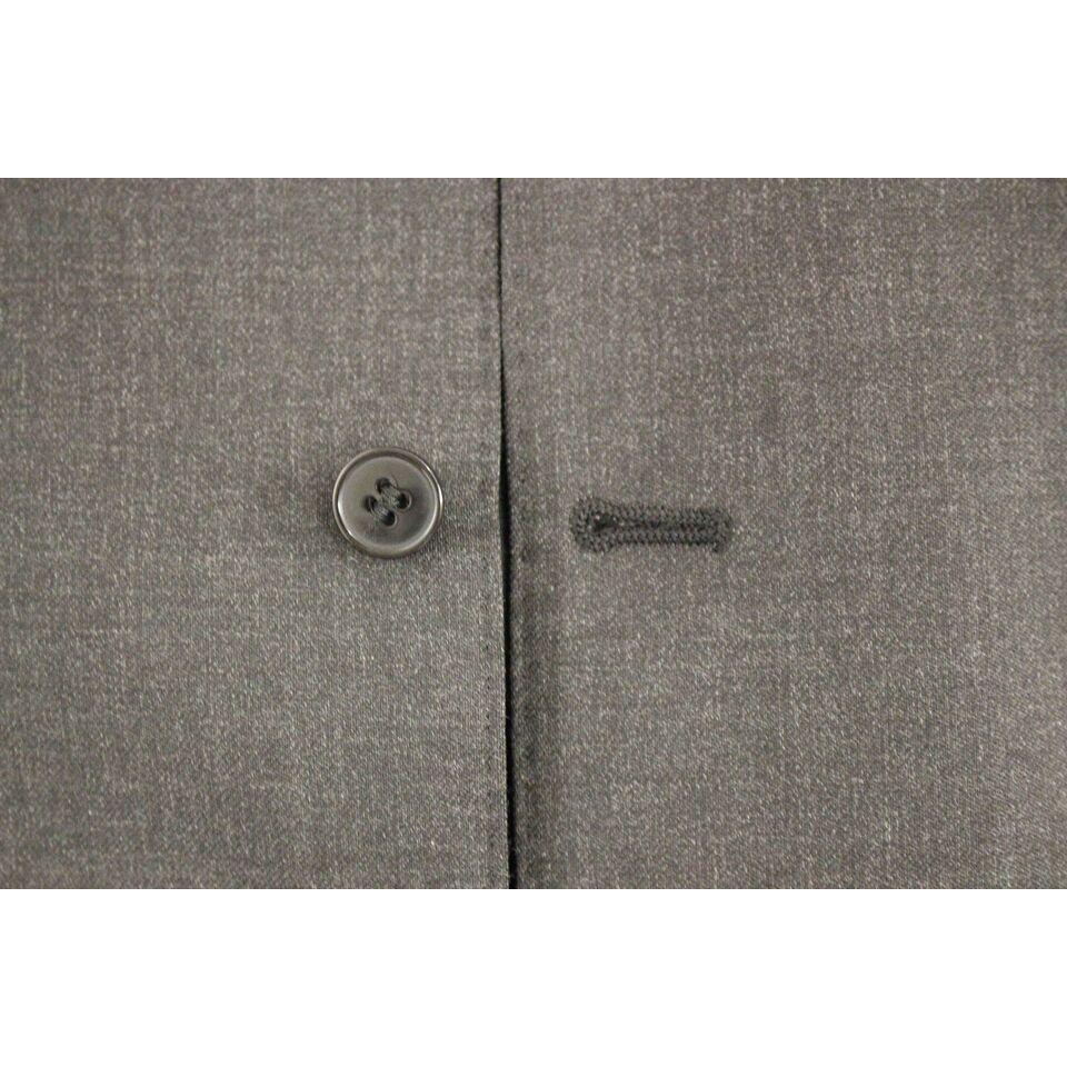 Dolce & Gabbana Gray Wool Formal Dress Vest Gilet Weste GSS12057-1