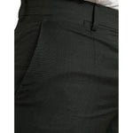 Dolce & Gabbana Dark Gray Stretch Slim Formal Pants PAN5065-48